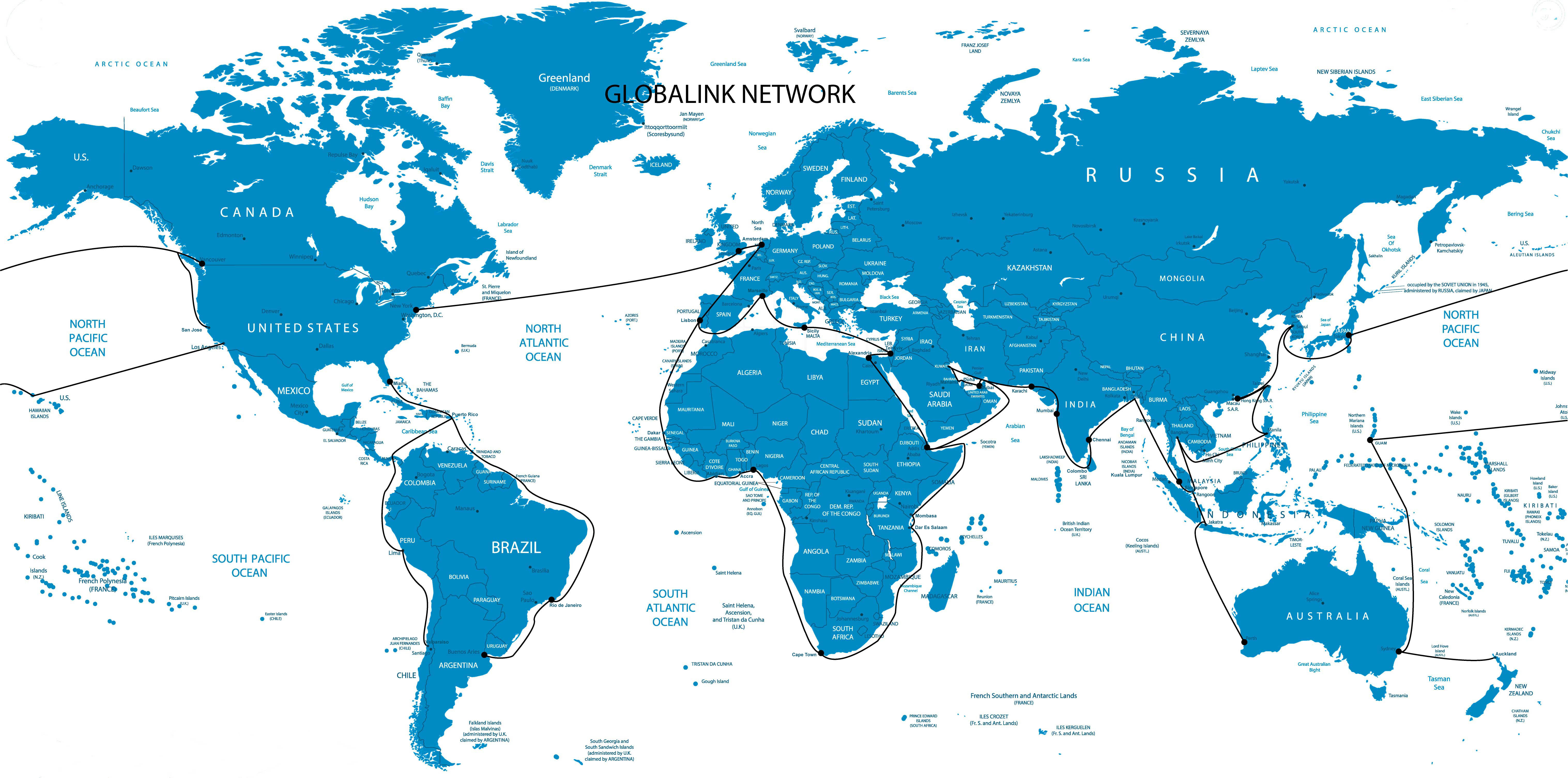 Globalink Network Map
